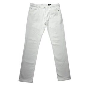 AG Adriano Goldschmied Prima Cigarette Jeans Womens 29R White Mid Rise Stretch
